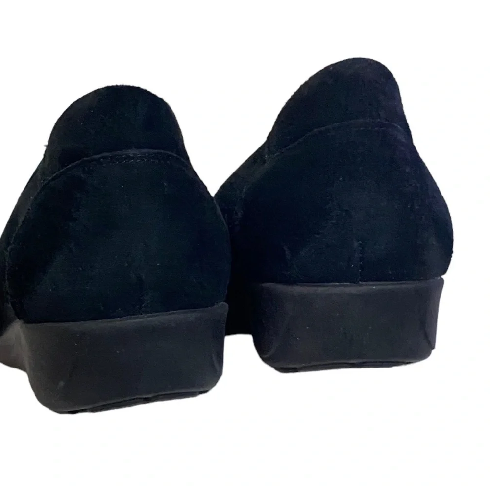 PROPÉT YARA Black Suede/Leather 1” Wedge Slip-Ons Gothic BALLETCORE Mini…